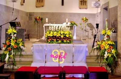 ALTAR IGLESIA SAN JUAN DE CENERO GIJON