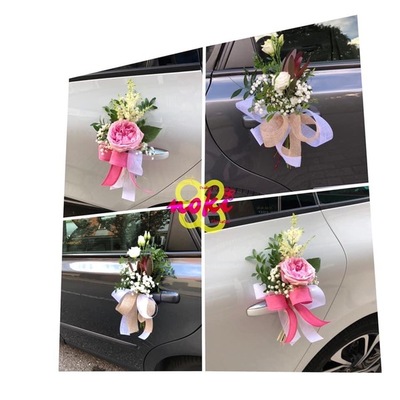 DECORACIONES MANILLAS COCHES DE NOVIOS