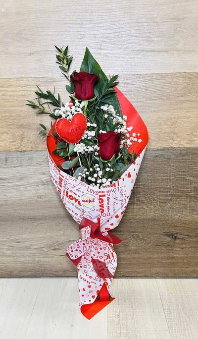 DUO DE ROSAS NATURALES