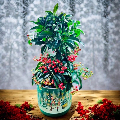 ARDISIA EN MACETA  NAVIDEÑA 