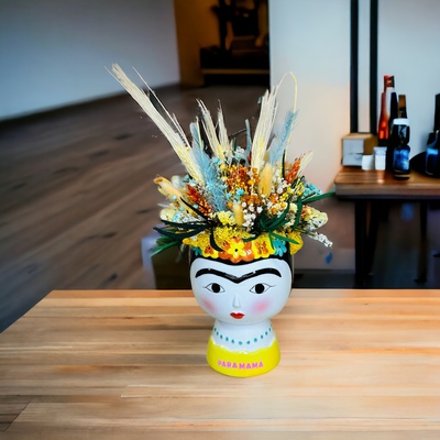  FRIDA GRANDE CON FLORES SECAS