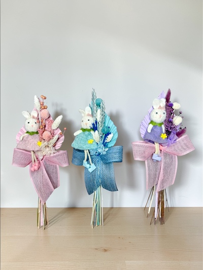       PALMAS DE FLOR SECA Y PRESERVADA MODELO MUÑECA