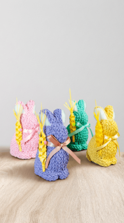        CONEJITOS DE CROCHET